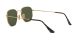 Ray-Ban Hexagonal RB 3548N 001 Férfi, Női napszemüveg Ray-Ban Hexagonal RB 3548N 001 Férfi, Női napszemüveg