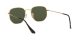 Ray-Ban Hexagonal RB 3548N 001 Férfi, Női napszemüveg