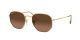 Ray-Ban Hexagonal RB 3548N 9124/43 Férfi, Női napszemüveg